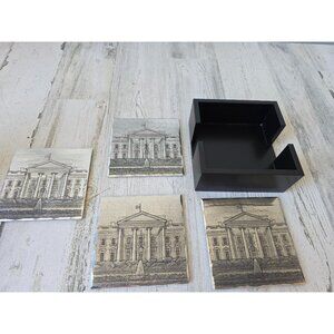 White House historical cup coaster Americana president association rare